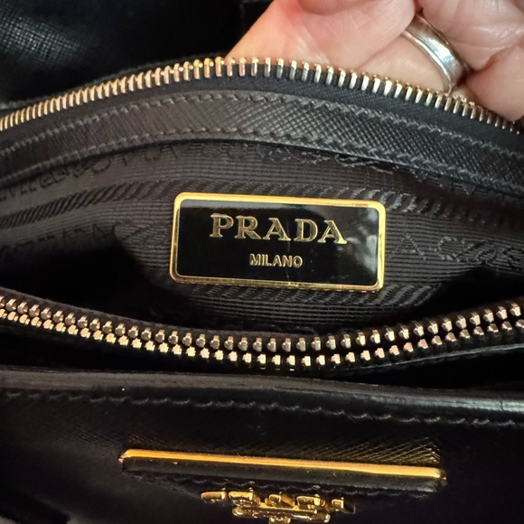 Prada Saffiano Leather Black Galleria Bag - Picture 8 of 15